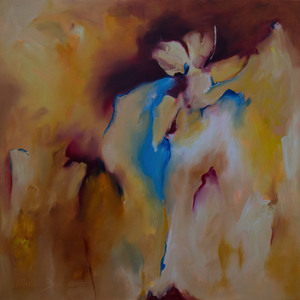 abstracte schilderijen van Marian Bax gemaakt in 2018