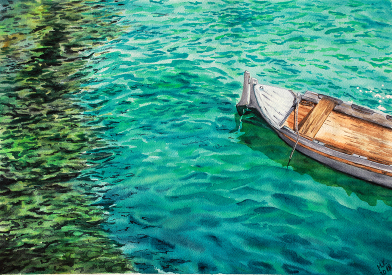Zee vissersboot