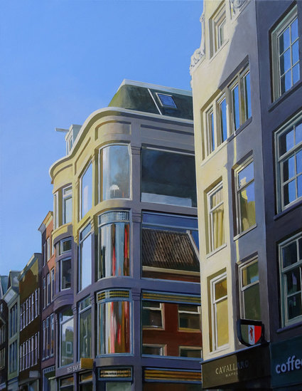 Leidsestraat hoek Kerkstraat