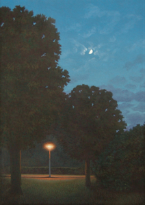 De verstilling in de nacht is een poetische inspiratie tot het maken van deze werken.