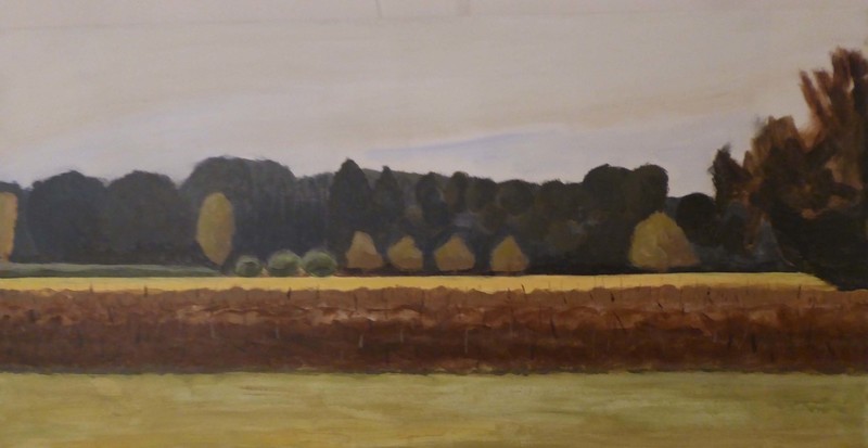 Aardappelveld in september; Champs de pommes de terre