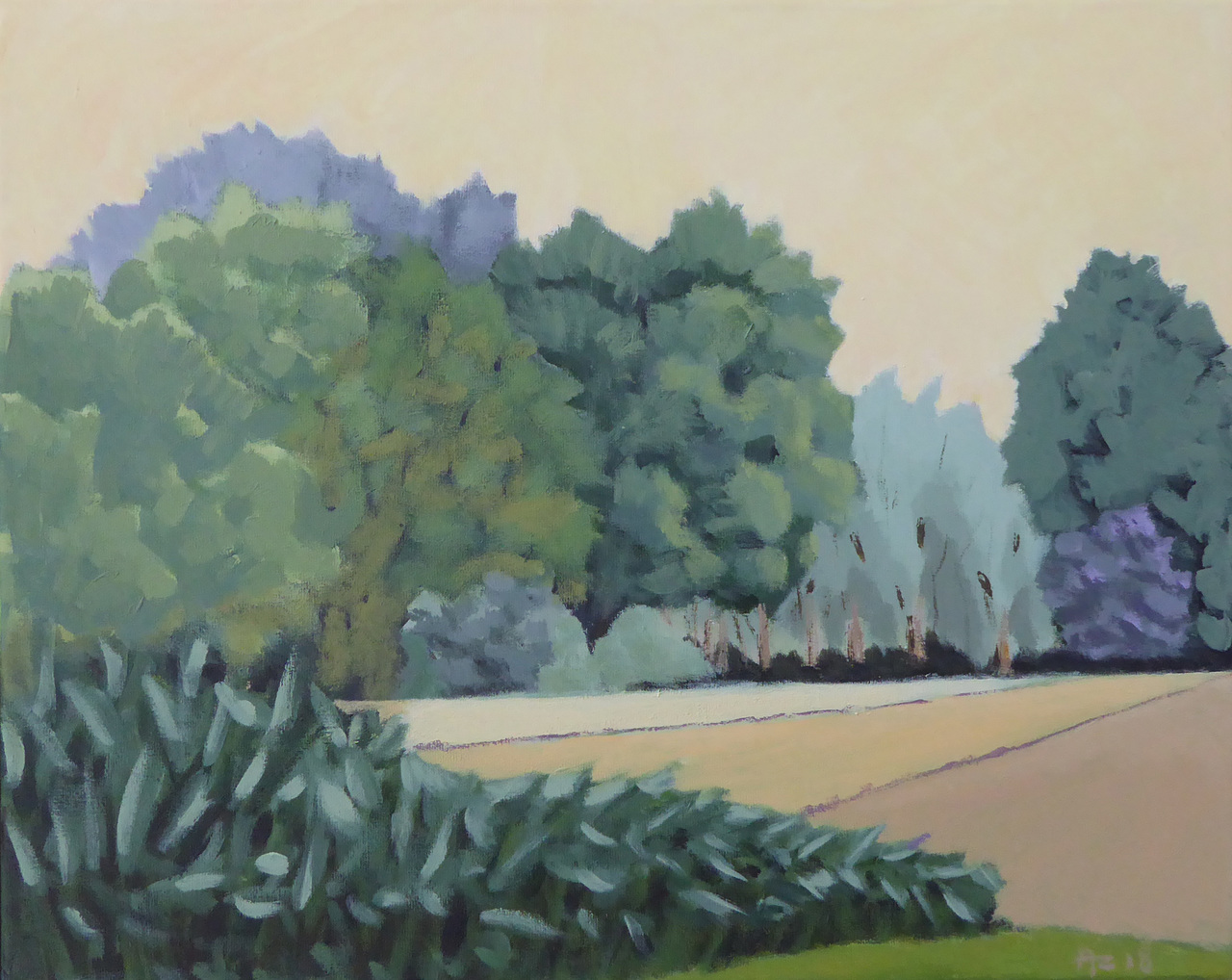 Velden in de zomer; Les champs en été