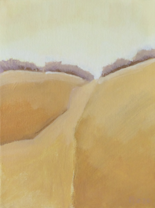 Semi- abstracte schilderijen van graan