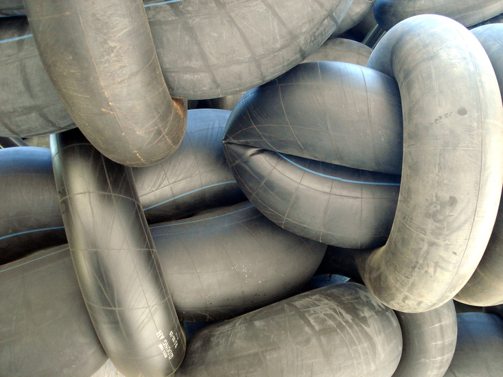 Rubber Tire Tube Sculpture