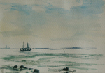 Aquarellen van het mooiste wadden-eiland