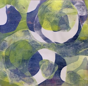 Monoprints op stof en papier