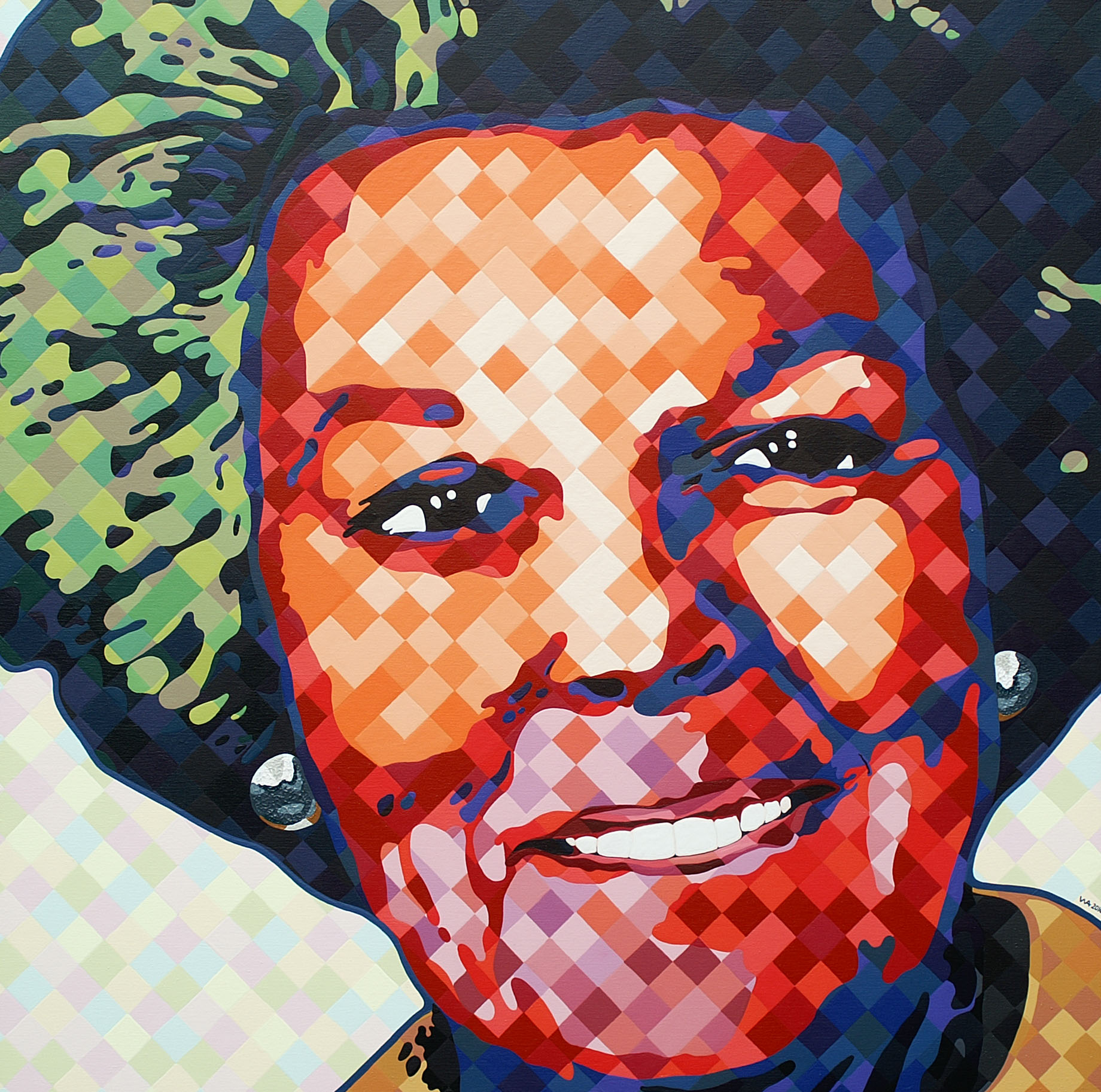 Beatrix in 1062 blokjes