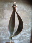 Beschermengel in brons. Gardian Angel Pan Sophia