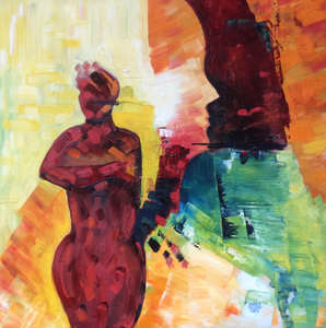 schilderijen in acrylverf. diverse afmetingen.