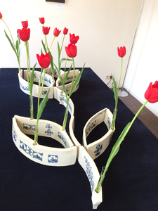 Het onderwerp tulpen op verschillende manieren uitgewerkt