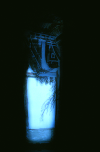 Installatie van lichtregistraties, uitgevoerd in de Noordhavenpoort te Zierikzee. Idee en realisatie; Jan v. Breugel & Eddy Becquart