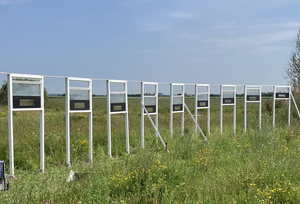 Observatorium nr10 geplaatst tijdens de kunstschouw 2025.
Locatie ;Land aan zee, Burgsluis