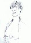Studies of portraits in live sessions and from photographs.