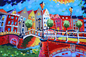 Schilderijen van de zeeuwse hoofdstad Middelburg