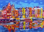 Schilderijen van de stad Amsterdam