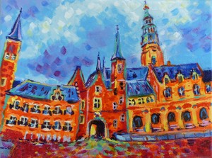 Kleine schilderijen van Middelburg: Afmeting kleiner dan 40x40cm
Let op! Niet ingelijste werken kunnen op aanvraag kosteloos worden ingelijst indien u het schilderij wenst te kopen.