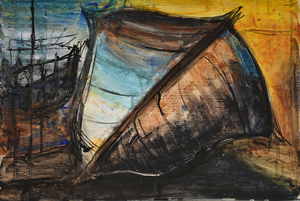 Bij de werken in acryl draait het meestal om schoonheid, verstilling, kwetsbaarheid...