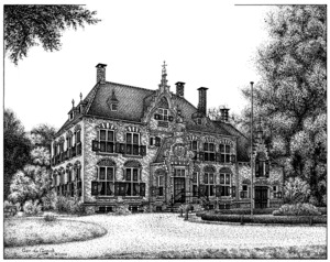 Hier ziet u tekeningen uit de provincie Fryslân
