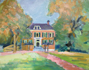 Schilderijen van landgoederen, huizen, molens etc.