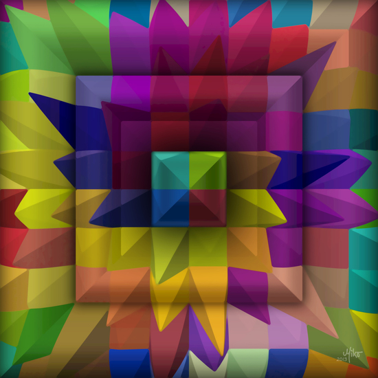 Triangles from the Center