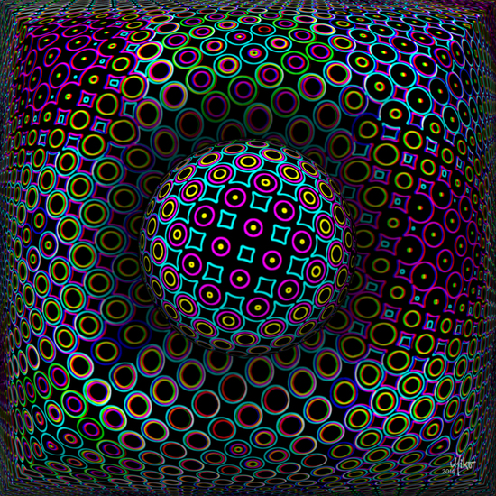 Ball on a pillow