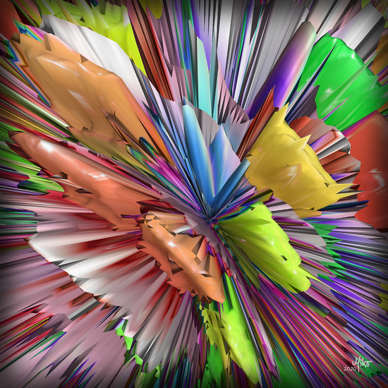 The world exploding