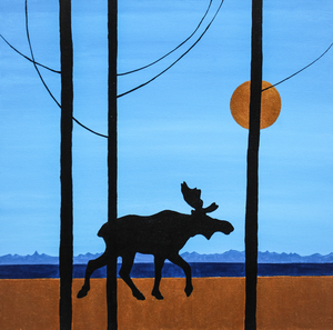 schilderijen geïnspireerd op de eland