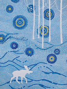 de werken werden gemaakt tijdens de corona pandemie naar aanleiding van vele kilometers wandelen oa op het LAW Marskramerpad en langs de Rottemeren