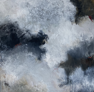 Abstracte kleurrijke olieverf schilderijen