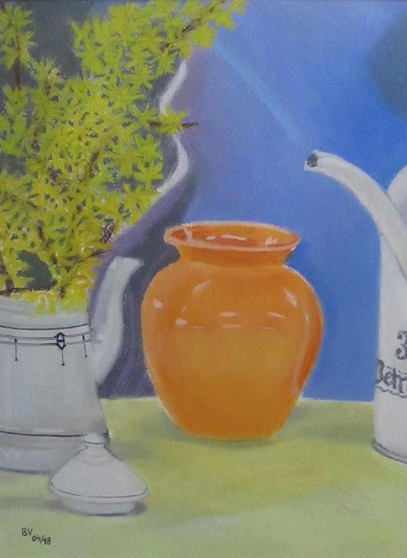 Stilleven 'Oranje Vaas'