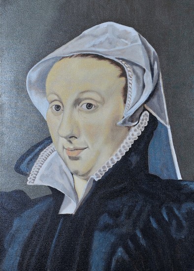 Vrouw met kap