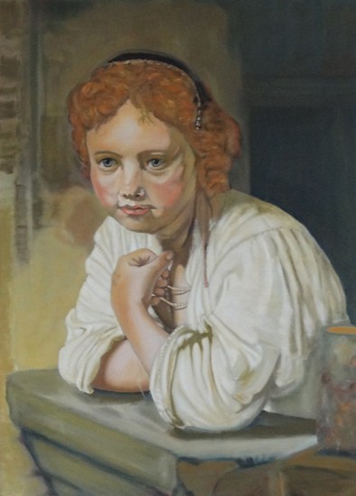 Meisje in 't venster