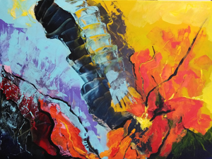 schilderijen acryl, olieverf, gemengde technieken