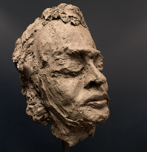 klei kunst / clay art
portretten uit zwarte klei
