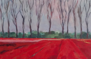 Bollenvelden Sassenheim en omstreken. Plein air.