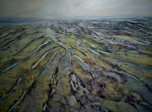 Schilderijen in acryl of olieverf, op canvas of papier.