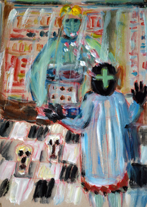 Zijn werken die de herinnering vasthouden, de herinnering van elke dag. Die kan soms banaal lijken, boeiend , extreem, verontrustend of poëtisch , maar ze hoort tot het leven. Wat is kunst anders dan een poging tot gesprek met de kijker door het beeld.