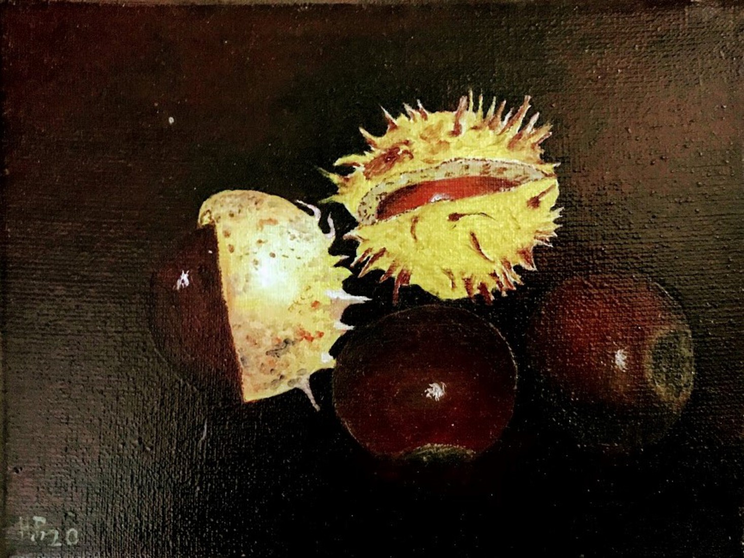 Stilleven met Wilde Kastanjes