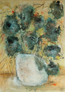 Bloemen geabstraheerd