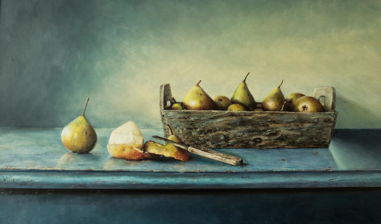 30 Kistje met peren.