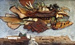 serie van 8 collages gemaakt tussen 1970-1977
