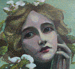 Deze werken zijn geïnspireerd op de renaissance schilderijen, van o.a. Botticelli, van de Romeinse godin Flora.