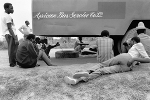 Photographic scenes of people in Africa, Asia and Las Vegas, USA