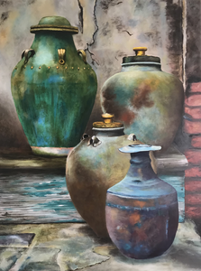 Olie- en acrylverf schilderijen van stillevens