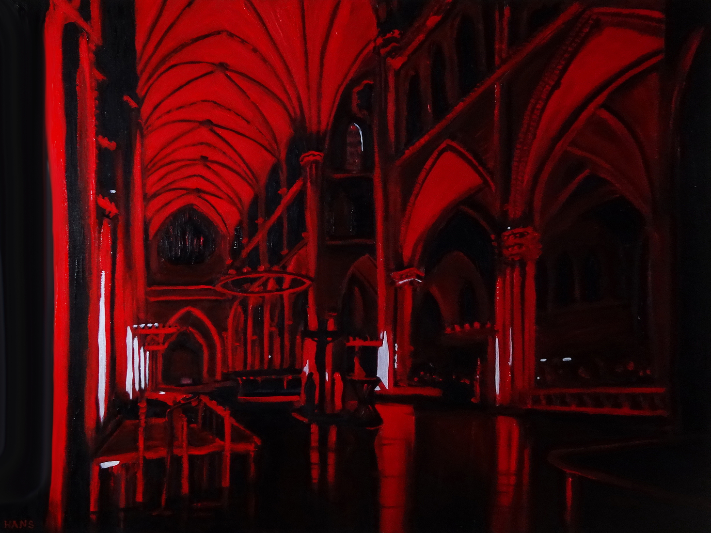 Glow in de Sint-Catharinakerk in Eindhoven
