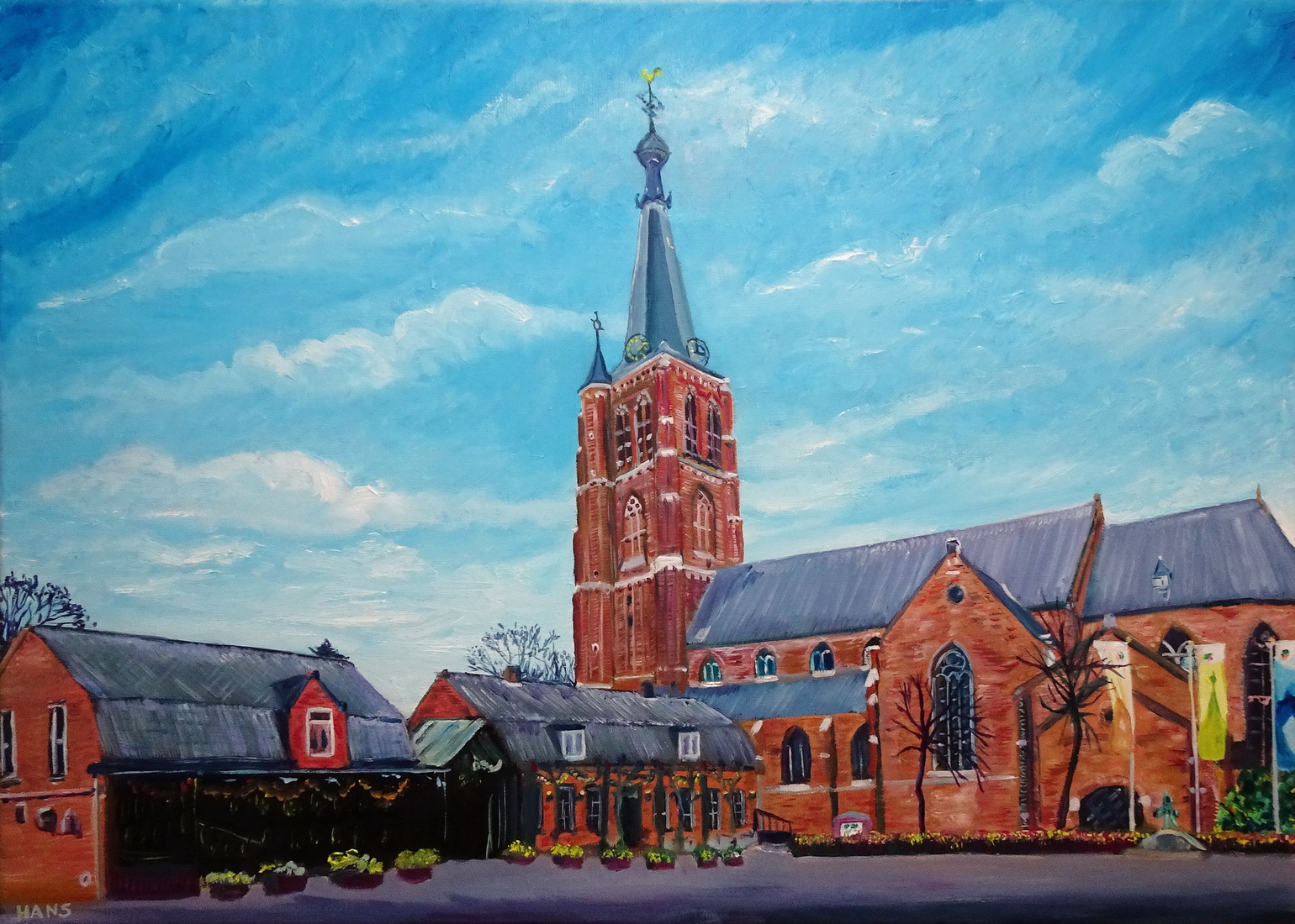 De kerk van Leende