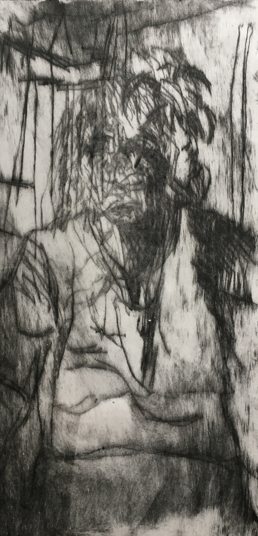 Droge naald (18) Zelfportret.