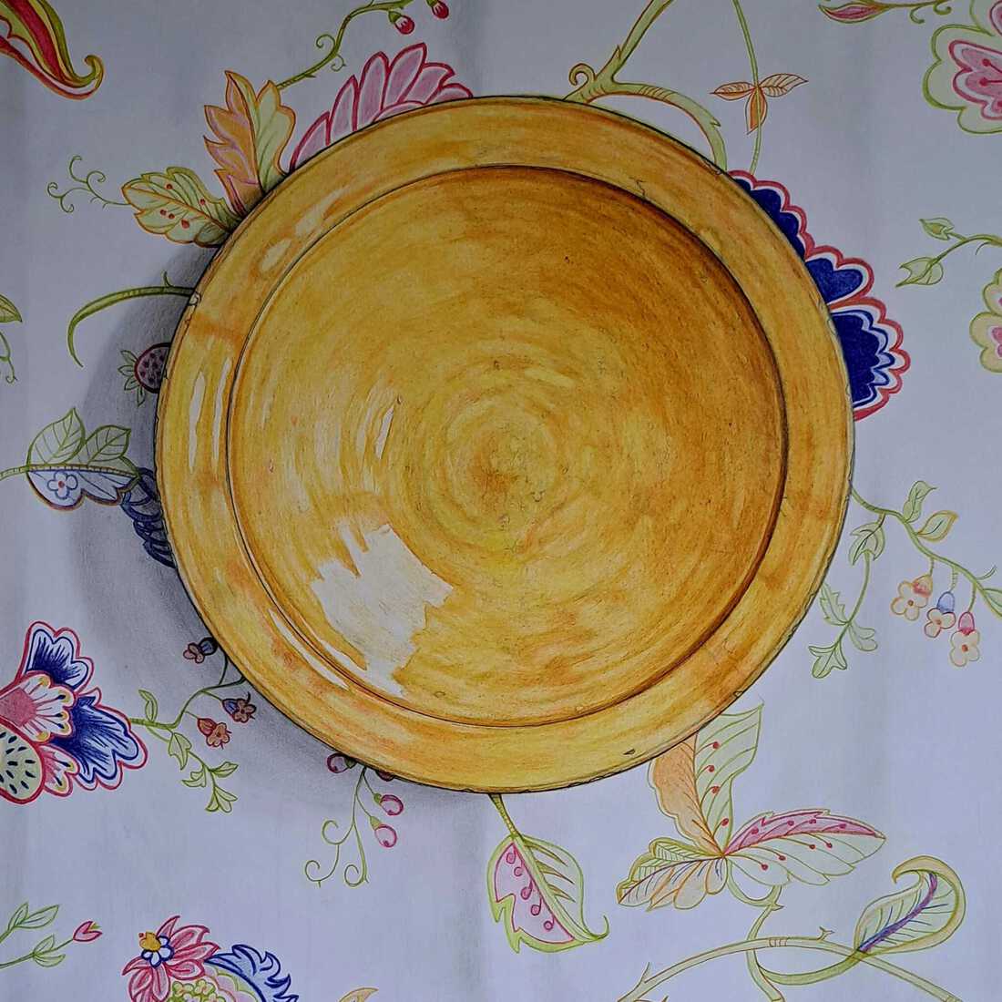 Terracotta bowl on a Hindelopen cloth
