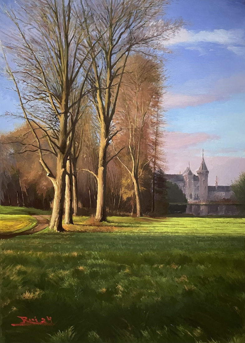 Winter morgen, Kasteel de Haar