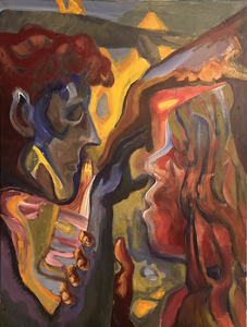 Dans, beweging, landschap, abstractie